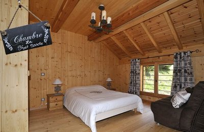Chambre de l'éco-gîte