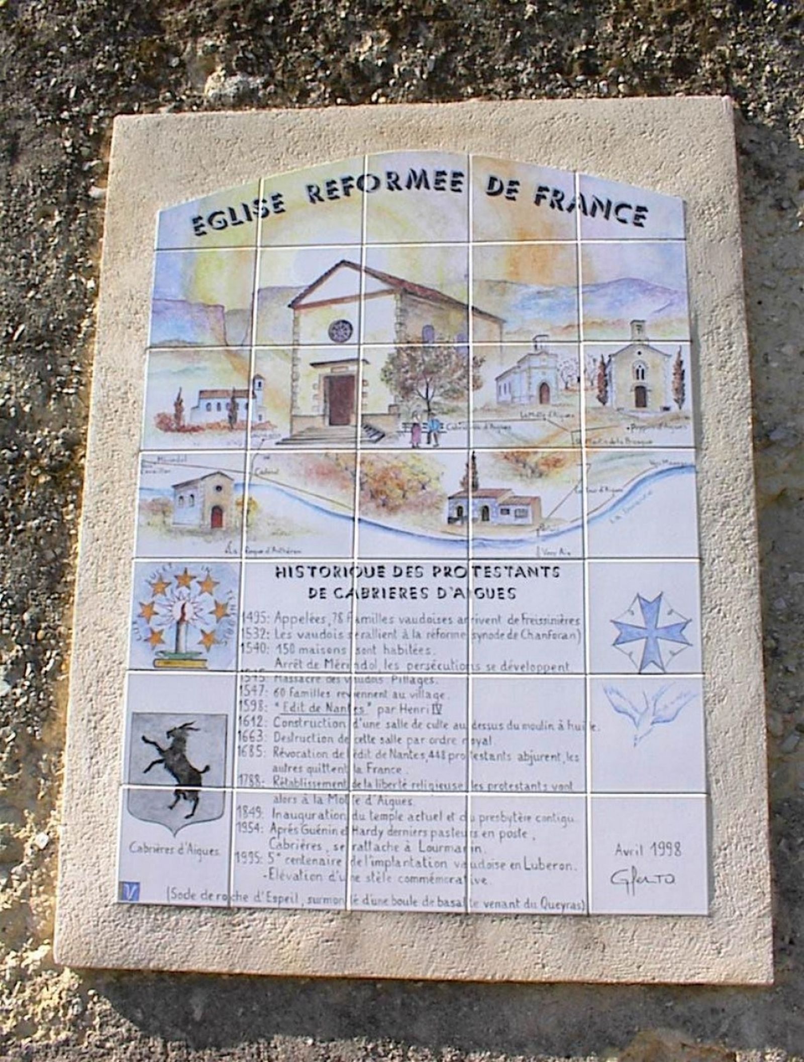 Le temple de Cabrières d'Aigues - C. Moirenc