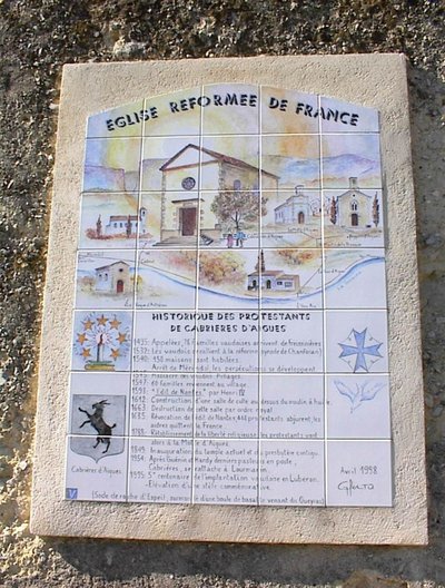 Le temple de Cabrières d'Aigues - C. Moirenc