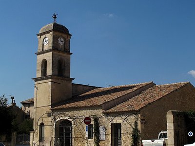 Tour de l'horloge à Aureille