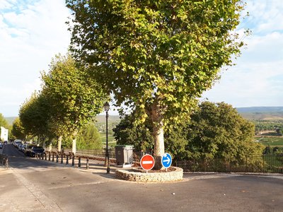 Haut de l'avenue