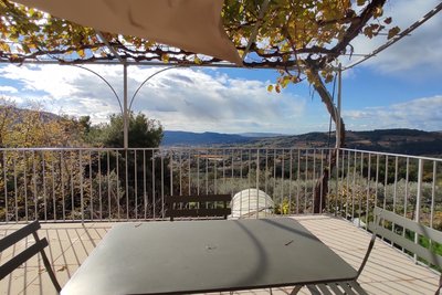 Gîte à la ferme Brès - La Terrasse
