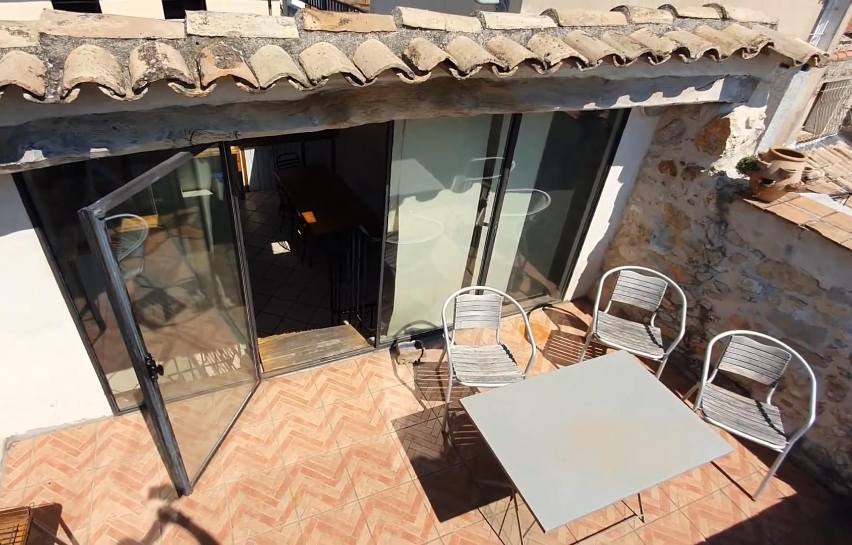Terrasse - Le Ciste - Gîtes de France Saint-Jeannet