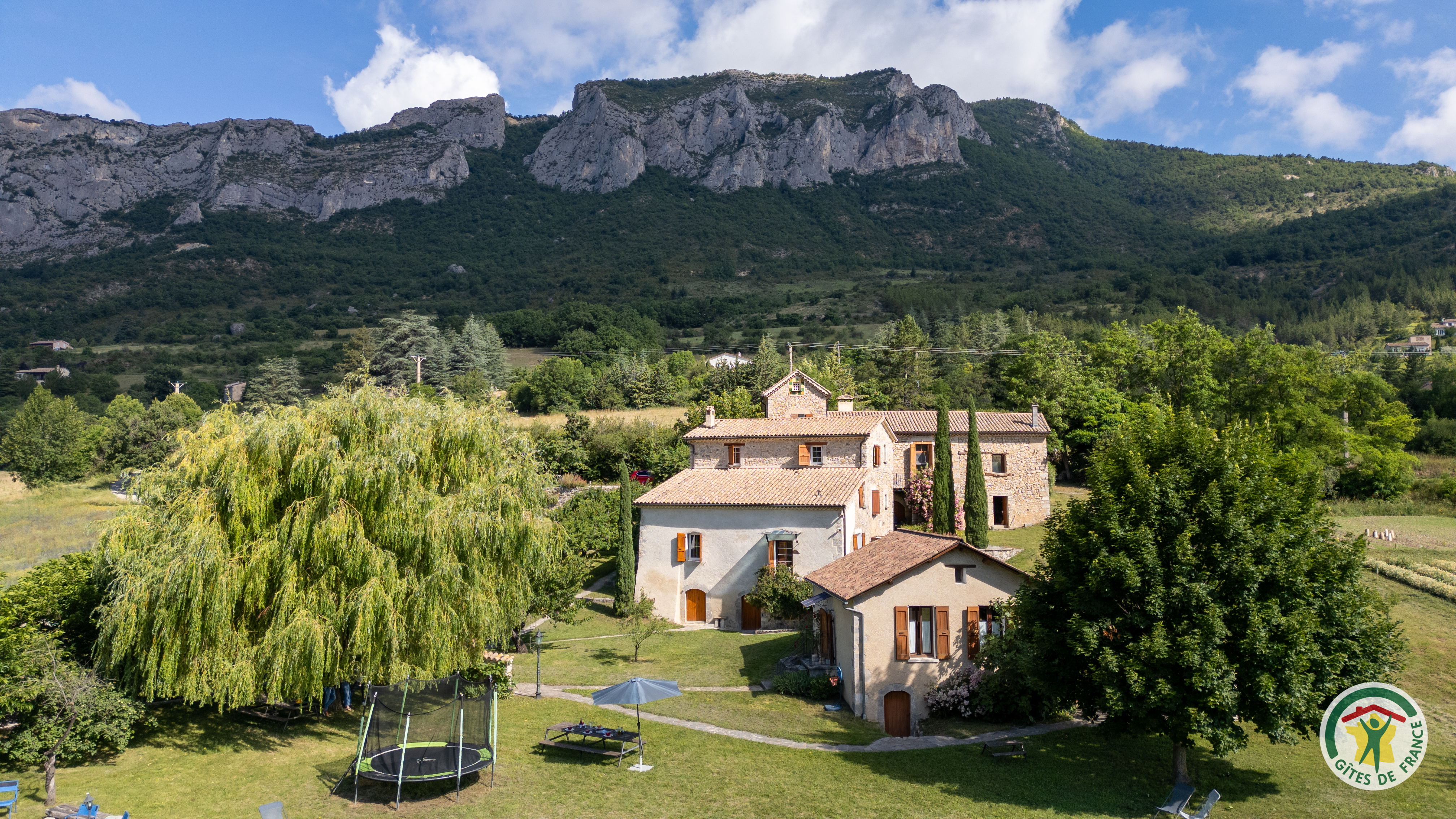 Vue drone du domaine