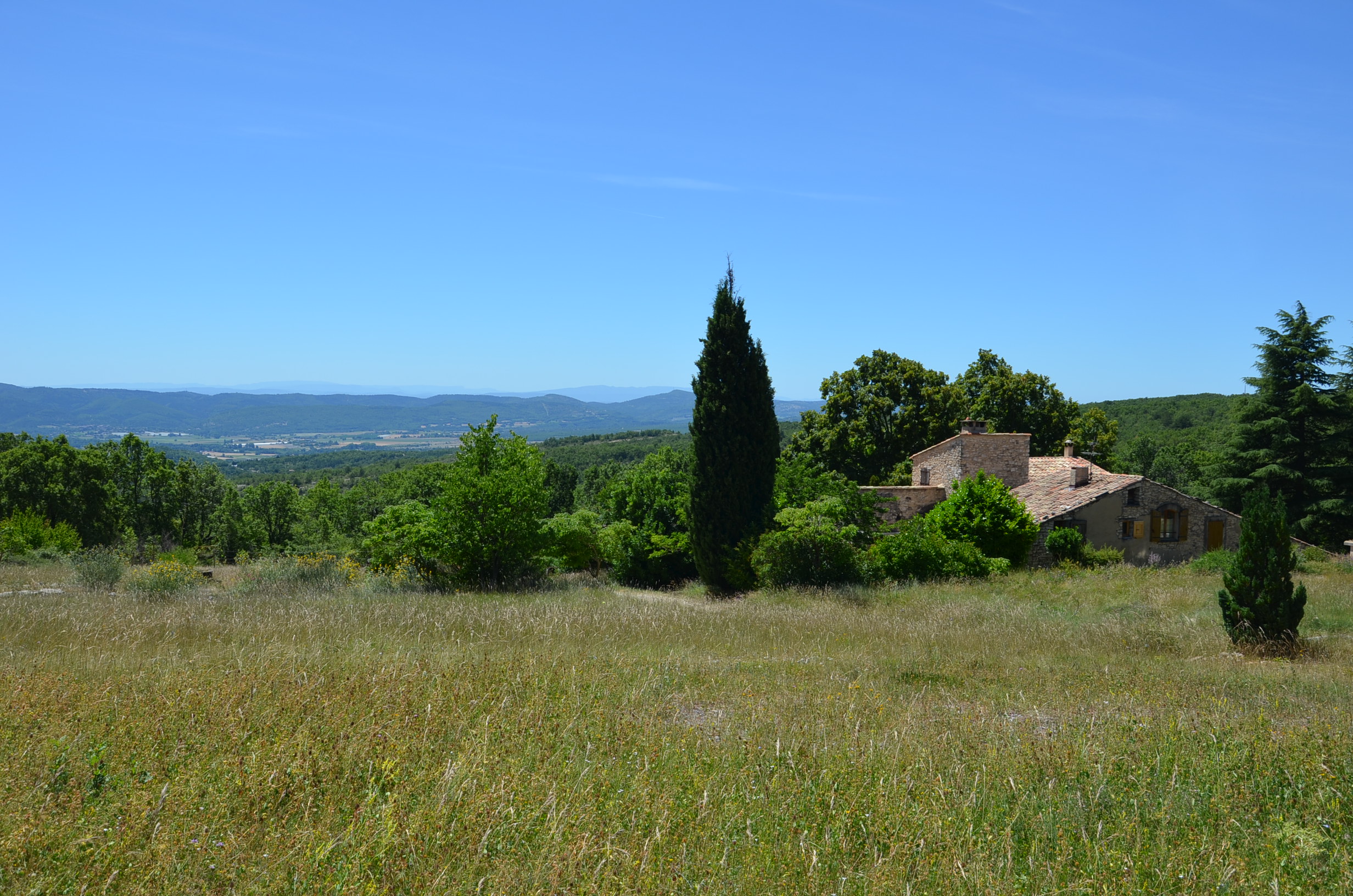 La vue en arrivant