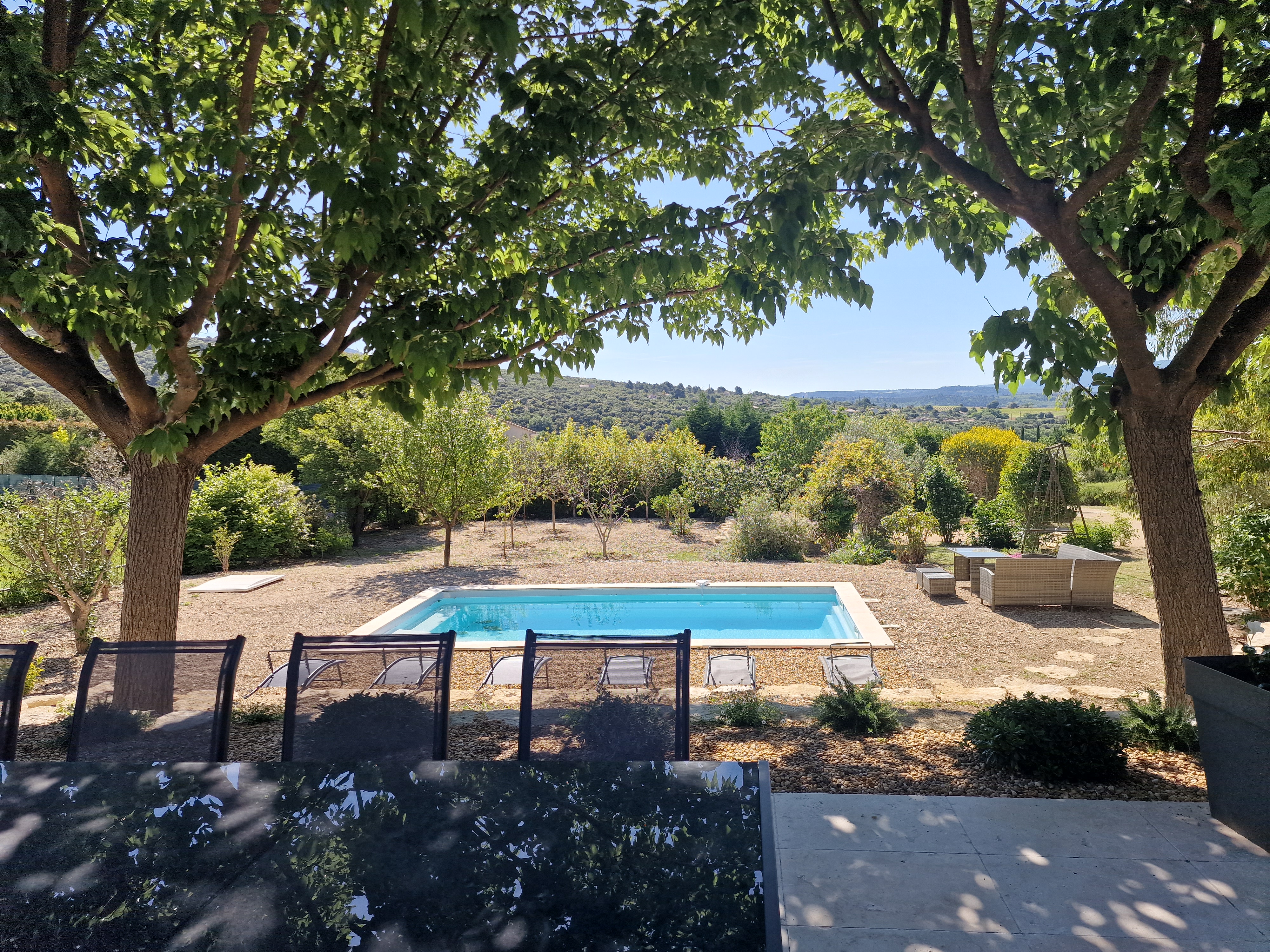 jardin avec Piscine