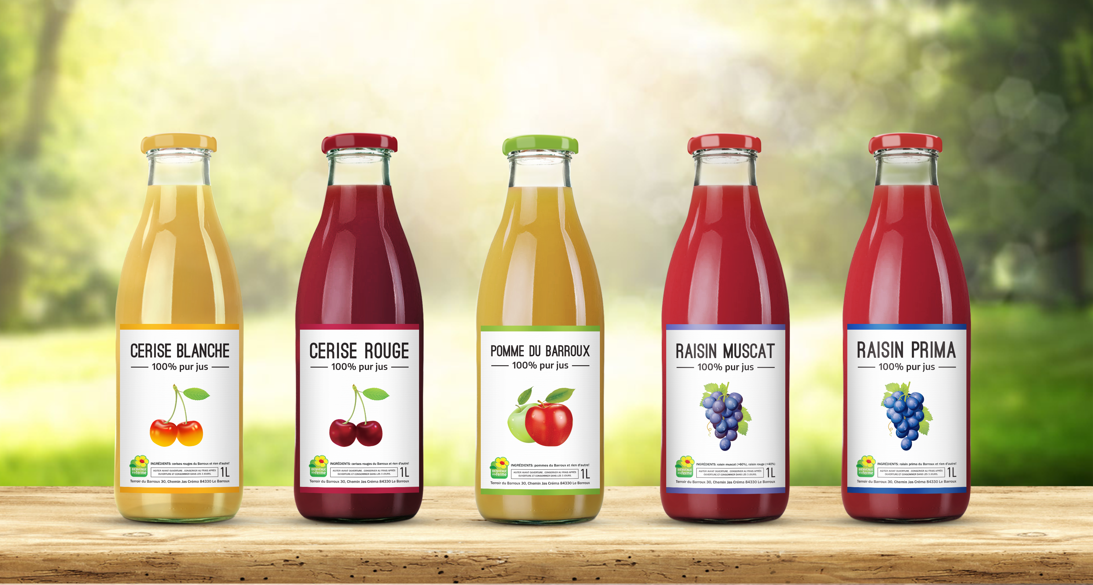 Jus et nectars "Terroir du Barroux"