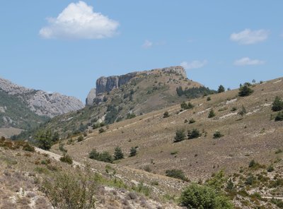 L'éperon du fort des Mévouillon