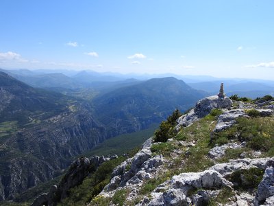 Vue imprenable sur les gorges du Verdon