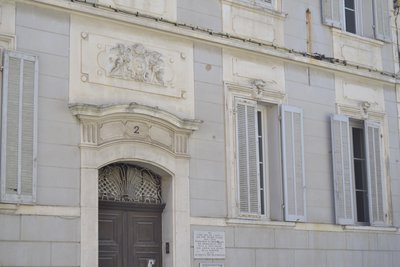 La façade de la maison