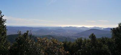 Vue côté mer depuis le pilon de Saint-Clément
