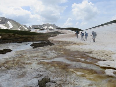 A l'approche du col de Néal