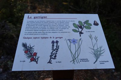 Panneau d'interprétation