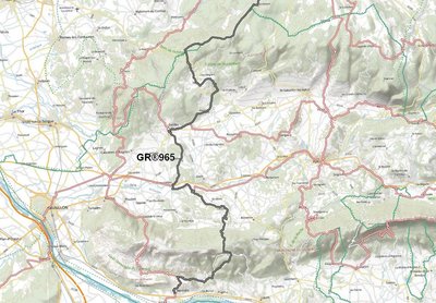 Tracé Luberonesque du GR®965 "Sur les pas des Huguenots"