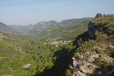 Le village de Sainte-Euphémie-sur-l'Ouvèze