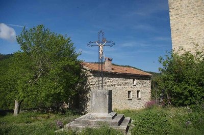 Croix du temple protestant Saint-Auban-sur-Ouvèze