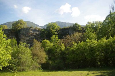 Paysage des gorges de l'Ouvèze