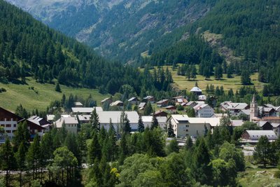 Vue sur Ristolas et le vallon de Ségure en 2019