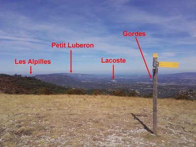 Vue vers l'ouest