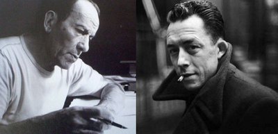René Char (à gauche) et Albert Camus (à droite)