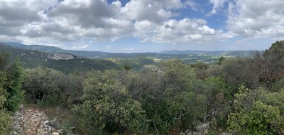Point de vue sur la commune de Mollans-sur-Ouvèze