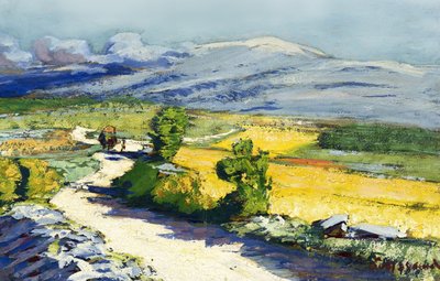 Huile du peintre . Vous êtes exactement là où il posa son chevalet !
