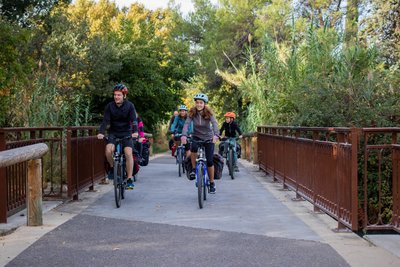 Sur la Véloroute du Calavon à Robion