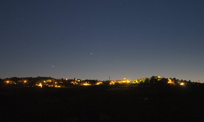 Ciel nocturne au-dessus de Vachères