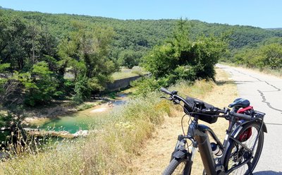 Le Calavon en eau