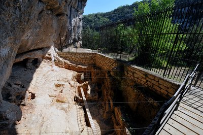 Entrée de la grotte