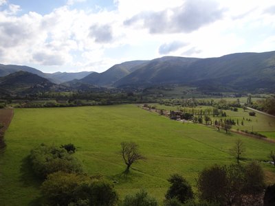 Vue de la plaine du moulin