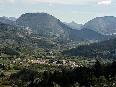 Vue depuis la Montagne de Longue Serre ( Orientation Est )