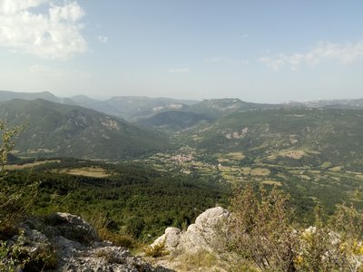 Vue depuis le Pas du Pousterlou
