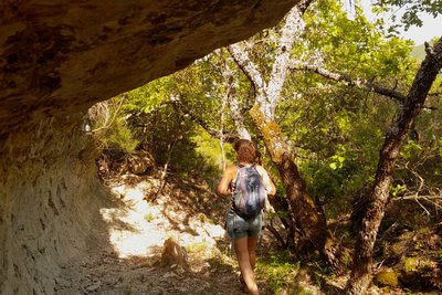 Sur le sentier de Saint-Pierre
