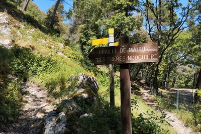 Départ du sentier