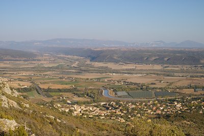 Volx et la Durance
