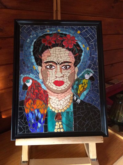 Frida mosaïque © Mosaique de la Méouge