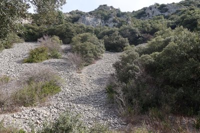 Éboulis à Lauris