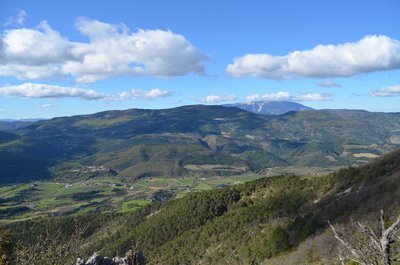 Saint-Auban-sur-l'Ouvèze et le Mont-Ventoux
