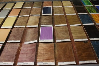 Palette de couleurs à l'écomusée Okhra