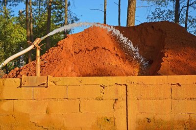 Lavage de l'ocre