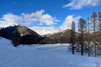 Lac de Roue en hiver