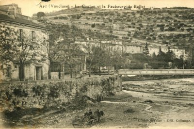Traversée du Calavon en 1900