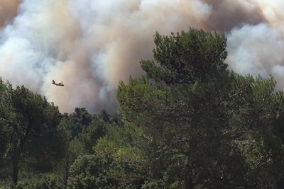 Incendie dans le Luberon
