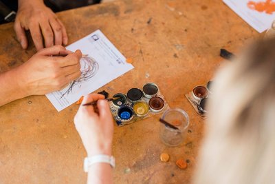 Atelier pastels d'ocre