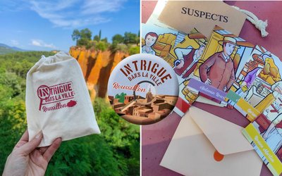 Jeu d'enquêtes ''Intrigue à Roussillon®''