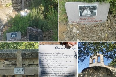 Tombe de René Bruni à Buoux