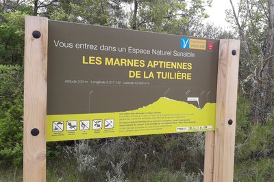 Panneau d'entrée de l'ENS
