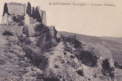 Le château en 1900