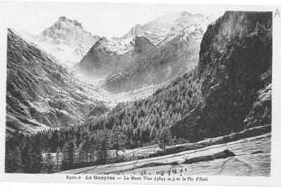 Carte postale - Mont Viso et le Pic d'Asti